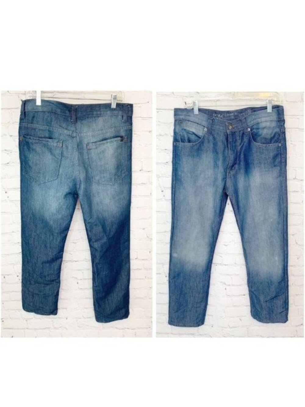 MEN'S PD&C DISTRESSED DENIM JEANS - 32x30